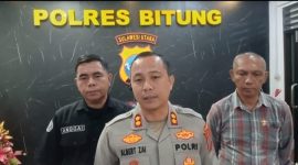      Kurang dari 8 Jam Kapolres Bitung AKBP ALBERT berhasil mengungkap dan menangkap para pelaku penganiayaan dengan senjata tajam                            