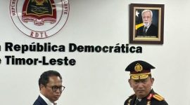 Jenderal Polisi menerima Tanda Kehormatan Order of Timor Leste