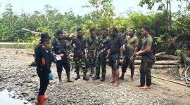 kegiatan olah Tempat Kejadian Perkara (TKP) dan rekonstruksi di lokasi hilangnya Iptu Tomi S Marbun