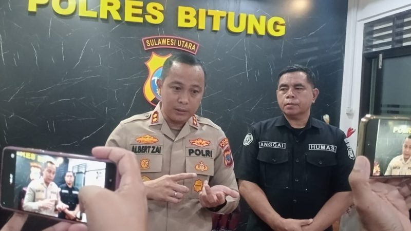 Kapolres Bitung AKBP Albert ZAI