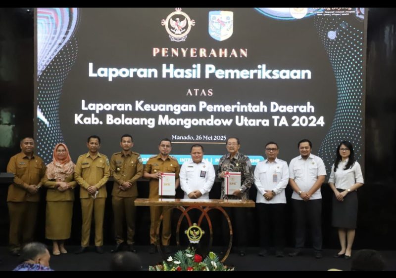 Pemkab Bolmut Kembali Raih Opini WTP dari BPK RI untuk LKPD Tahun Anggaran 2024