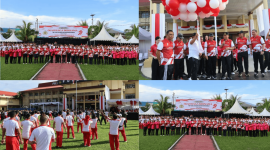 Polda Sulut Tunjukkan Sinergi Hebat! Semarak Hari Bhayangkara ke-79 Diwarnai Olahraga Akbar Bareng TNI, Kejaksaan & Rakyat