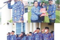 Bupati Bolmut Pimpin Apel KORPRI dan Serahkan SK Kenaikan Pangkat serta Penghargaan STQH