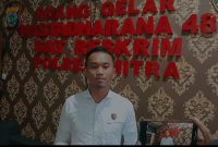 Kapolres Mitra AKBP Handoko Sanjaya SIK M.Han melalui Kasi Humas dan Kasat Reskrim Polres Mitra Iptu Lutfi Arinugraha S.Tr.K, SIK