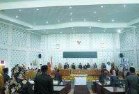 Dewan Perwakilan Rakyat Daerah (DPRD) Kabupaten Bolaang Mongondow Utara menggelar Rapat Paripurna dalam rangka penyampaian Program Pembentukan Peraturan Daerah (Propemperda) Tahun 2025