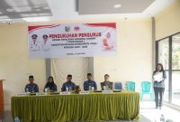 Bupati Boltara Dr. Sirajudin Lasena, SE., M.Ec.Dev., bersama Wakil Bupati Moh. Aditya Pontoh, S.IP, menghadiri acara pengukuhan Pengurus Dewan Kerajinan Nasional Daerah (Dekranasda) Kabupaten Bolmut periode 2025–2030