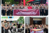 Polisi Bersih-bersih Lingkungan di Pasar dan Terminal Paal 2, Gereja GPDI Pusat serta Gereja Katolik Hati Tersuci Maria