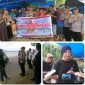 polres Tolitoli melaksanakan pembagian sembako kepada Kepala Keluarga (KK) masyarakat tolitoli yang berprofesi sebagai nelayan