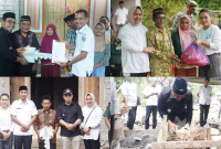 Pemkab Bolmut Gencarkan Program RTLH: Peletakan Batu Pertama dan Peresmian Rumah Layak Huni di Kecamatan Bolangitang