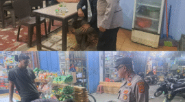 Patroli Malam Polsek Syamtalira Bayu, Cegah Kejahatan dan Bangun Kedekatan dengan Warga