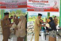 Bupati dan Wabup Boltara Tinjau Langsung Operasi Pasar Murah
