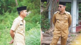 Bupati dan Wakil Bupati Bolmut Tinjau Progres Pembangunan Pengaman Pantai Tahap II di Batu Pinagut