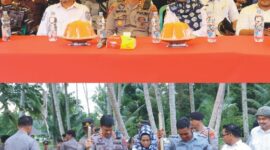 Dukung Swasembada Pangan Nasional, KAPOLRES TOLITOLI MELAKSANAKAN  Penanaman Jagung Serentak Kuartal III