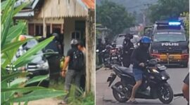 Detasemen Khusus (Densus) 88 Antiteror Polri melakukan operasi penangkapan terhadap terduga teroris di Kabupaten Tolitoli