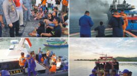 Aksi cepat dan tegas Kapolda Sulawesi Utara (Sulut) Irjen Pol Roycke Harry Langie menuai apresiasi. Bersama Wakapolda Brigjen Pol Awi Setiyono, Kapolda memimpin langsung proses penyelamatan dramatis penumpang KM Barcelona V.A yang terbakar