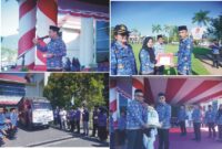 Bupati Bolaang Mongondow Utara (Boltara), Dr. Sirajudin Lasena, SE., M.Ec.Dev., Pimpin Apel Korps Pegawai Republik Indonesia di Rangkaikan dengan Peringatan Hari Koperasi Ke - 78 Tahun 2025,