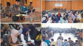 kegiatan rutin Gerakan Boltara Mengaji yang dilaksanakan di Auditorium Pohohimbunga Kantor Bupati