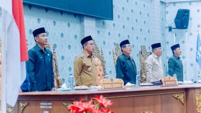 Paripurna Dalam Rangka Penetapan RAMPERDA Tentang Pertanggung Jawaban Pelaksanaan APBD Kabupaten Bolaang Mongondow Utara Tahun Anggaran 2024