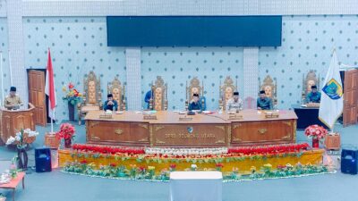 Bertempat di ruang Sidang Paripurna DPRD Kab. Boltara.