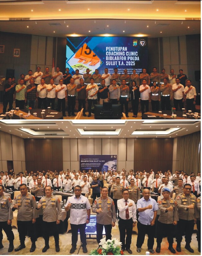 Polda Sulut Tingkatkan Profesionalisme Penyidik Lewat Coaching Clinic Scientific Crime Investigation