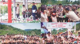 Wakil Bupati Boltara Pimpin Upacara Hari Pramuka ke-64