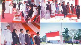 Pemerintah Kabupaten Bolmut Gelar Upacara Peringatan HUT ke-80 Kemerdekaan RI