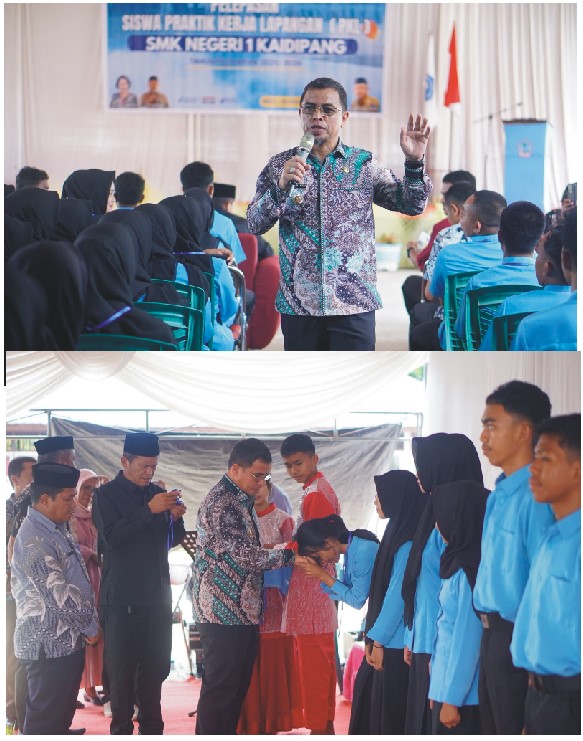 Bupati Bolmut Lepas 164 Siswa PKL SMK Negeri 1 Kaidipang