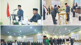 Pelantikan dan Pengambilan Sumpah/Janji Jabatan Tinggi Pratama di Lingkungan Pemkab Bolmut