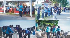 World Cleanup Day Boltara 2025 di Pantai Batu Pinagut