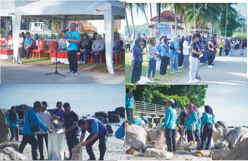 World Cleanup Day Boltara 2025 di Pantai Batu Pinagut