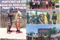 Bupati Bolmut Hadiri Kegiatan Menembak Kehormatan Senjata Berat Yonarmed 19/Bogani