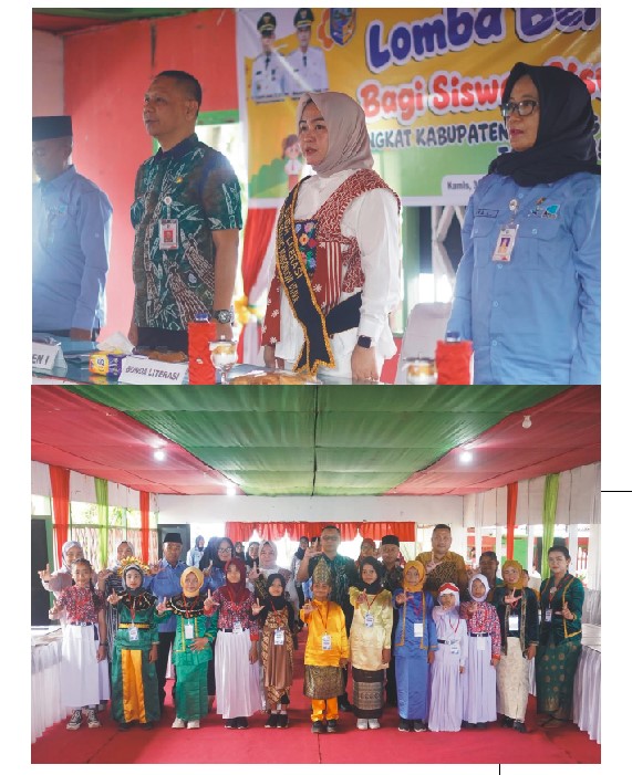 Lomba Bercerita bagi siswa-siswi SD/MI tingkat kabupaten yang digelar di R.M. Laviesta, Desa Kuala Utara