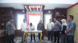 Bupati Bolmong Tandatangani Hasil Survei Peningkatan Status RSUD Boltara