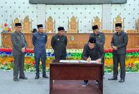 DPRD Bolmut Tandatangani Nota Kesepakatan KUA-PPAS APBD 2026 Bersama Pemkab