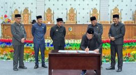 DPRD Bolmut Tandatangani Nota Kesepakatan KUA-PPAS APBD 2026 Bersama Pemkab