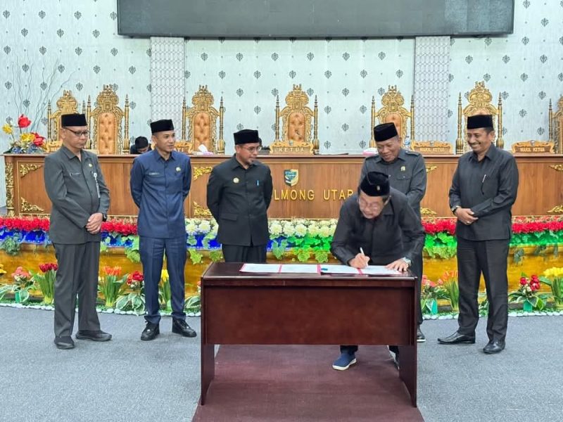 DPRD Bolmut Tandatangani Nota Kesepakatan KUA-PPAS APBD 2026 Bersama Pemkab