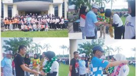 Gelar Karya Seni dan Lepas Guru-Siswa Berprestasi pada Dies Natalis ke-21 SMK Negeri 1 Kaidipang