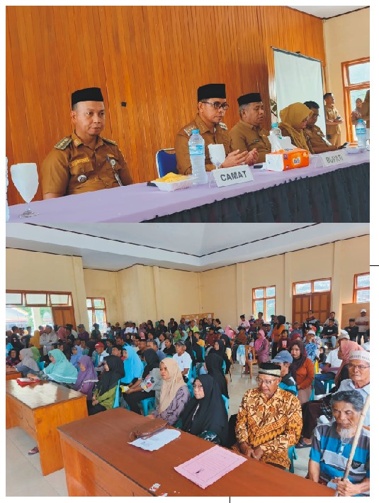 494 Warga Bolangitang Timur Terima Bantuan Sosial Pemkab Bolmut