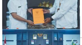 Sekda Bolmut Terima Langsung Laporan Hasil Pemeriksaan BPK Sulut