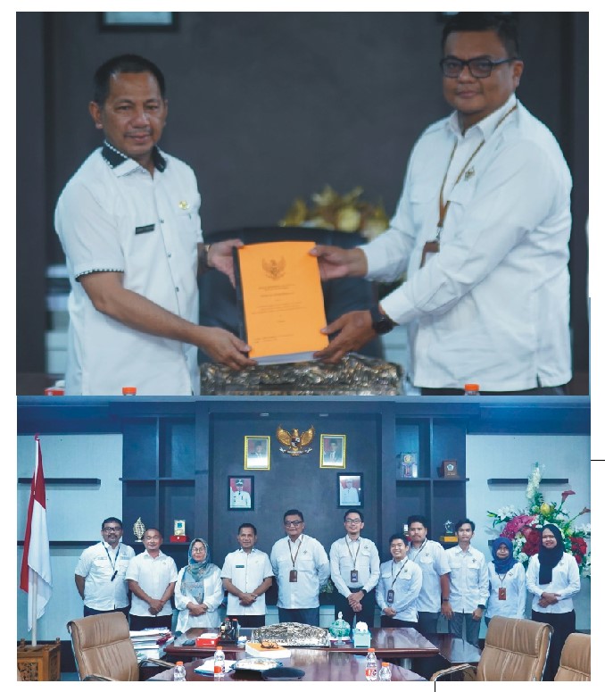 Sekda Bolmut Terima Langsung Laporan Hasil Pemeriksaan BPK Sulut