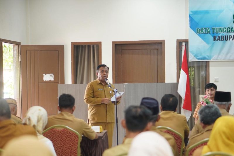 Pemkab Bolmut Gelar Sosialisasi Data Tunggal Sosial dan Ekonomi Nasional (DTSEN)