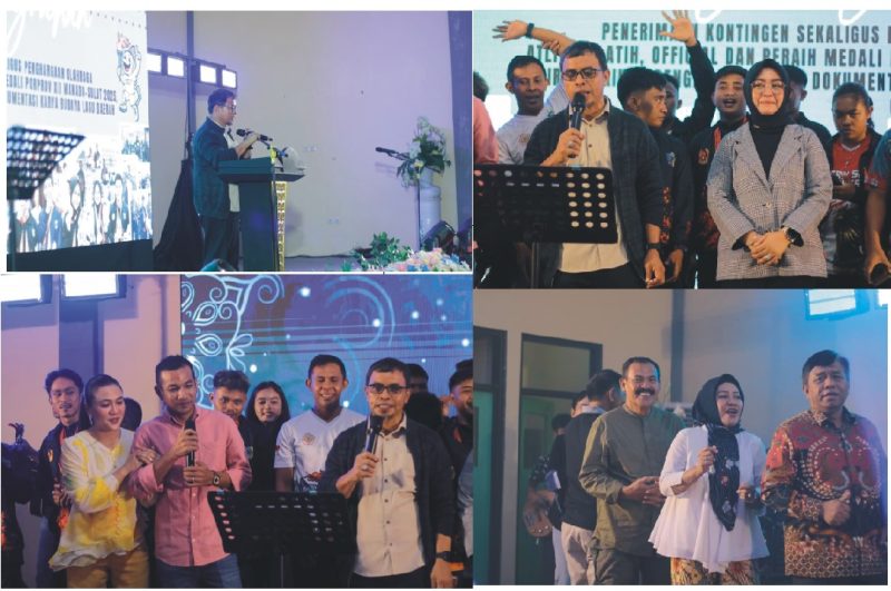 Malam Penganugerahan Kontingen Porprov XII dan Launching Lagu Daerah Bolmong Utara Digelar Meriah