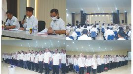 Rapat Evaluasi Kinerja Tahun 2025 dan Sinergitas Program Tahun Anggaran 2026 yang digelar di Aula Lantai III Kantor Bupati Boltara