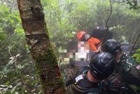 Hari Ke Enam, Tim SAR Gabungan Kembali Temukan 6 Jenazah korban Pesawat ATR 42-500 di Lereng Gunung Bulusaraung