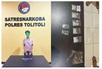 Satresnarkoba Polres Tolitoli Tangkap Warga Tuweley, Sita Sabu 6,22 Gram