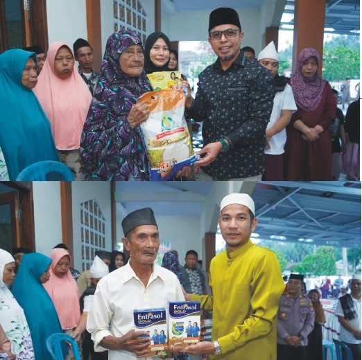 Bupati dan Wakil Bupati Boltara Hadiri Safari Ramadhan 1447 H di Kaidipang, Salurkan 2.300 Paket Sembako