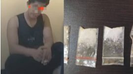 Warga Sandana Terduduk Lemas Saat Polisi Temukan Sabu 4,10 Gram