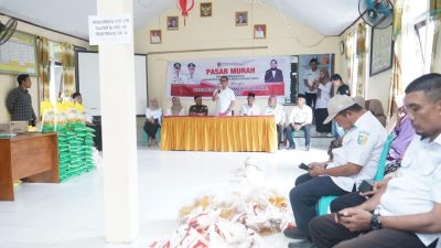 pasar murah di Desa Inomunga