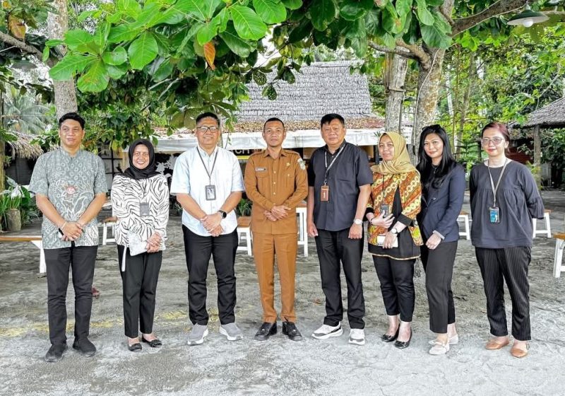 Moh Aditya Pontoh, menerima kunjungan silaturahmi dari jajaran pimpinan Bank Negara Indonesia