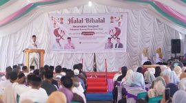 Pemkab Boltara Hadiri Halal Bihalal Kecamatan Sangkub